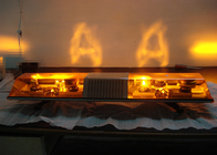 পিসি গম্বুজ এবং অ্যালুমিনিয়াম বেস সামরিক / উদ্ধার গাড়ির জন্য হ্যালোজেন চক্রকার Lightbars
