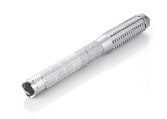 5W skidproof জরুরী অ্যালুমিনিয়াম পুলিশ Knurling পৃষ্ঠ সঙ্গে টর্চ LED