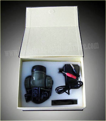 1 ওয়াট সঞ্চার নেতৃত্বাধীন headlamp আঘাতনিরোধী 14000MCD, আবহাওয়া নেতৃত্বাধীন Headtorch