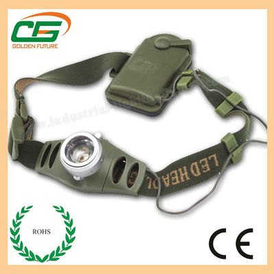 ABS প্লাস্টিক 3w সঞ্চার ক্যাম্পিং, LED সঞ্চার headlamp জন্য ক্রি হেডলাইট LED