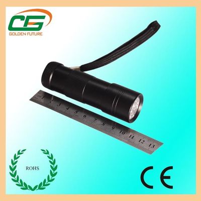 ই এম সঞ্চার LED টর্চ টর্চলাইট অ্যালুমিনিয়াম AAA যাচাই Battereis