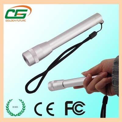 সিলভার 7000 - 9000 MCD AA ব্যাটারী চালিত 5 LED টর্চ টর্চলাইট