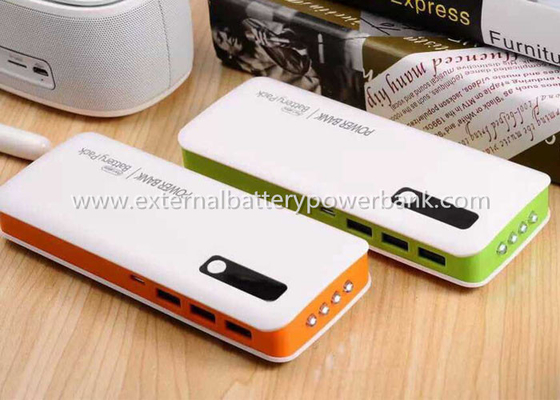 উচ্চ ক্ষমতা 10000mAh ইউনিভার্সাল ডুয়েল ইউএসবি পাওয়ার ব্যাংক 4 LED হাল্কা