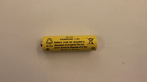 AA 1.2V 900mAh NiCD রিচার্জেবল ফ্ল্যাশলাইট ব্যাটারি রিচার্জেবল টর্চ ব্যাটারি