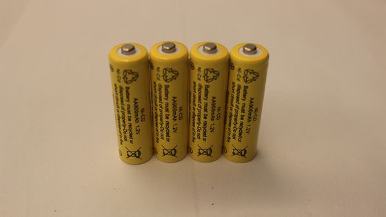 AA 1.2V 900mAh NiCD রিচার্জেবল ফ্ল্যাশলাইট ব্যাটারি রিচার্জেবল টর্চ ব্যাটারি