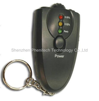 টর্চ ফাংশন সঙ্গে keychain Breathalyzer বিশেষ ডিজিটাল শ্বাস অ্যালকোহল টেস্টার
